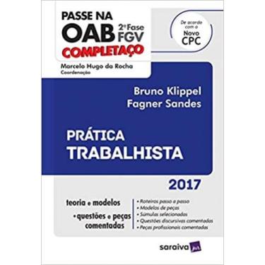 Imagem de Prática Trabalhista - Completaço Oab 2º Fase - SARAIVA (JURIDICOS) - G