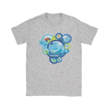 Imagem de Camiseta Masculina 100% Algodão Gola Redonda Manga Curta Verão 2025 Fr