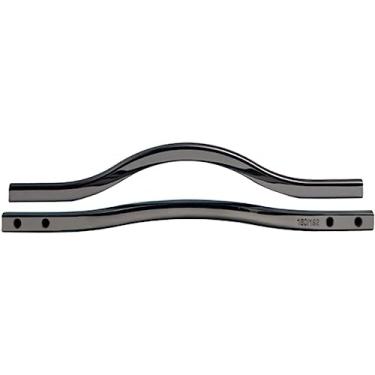 Imagem de BAZAC Puxadores de armário, maçanetas de porta de cozinha 192 mm com orifício central escovado puxador de barra de armário de aço inoxidável - 140 × 27 mm