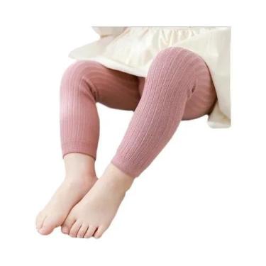 Imagem de Meias-calças De Algodão Sólido Para Bebês, Meninos E Meninas, Leggings
