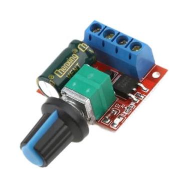 Imagem de Módulo Controlador De Velocidade De Motor PWM Mini 12V 5A Ajustável 5V