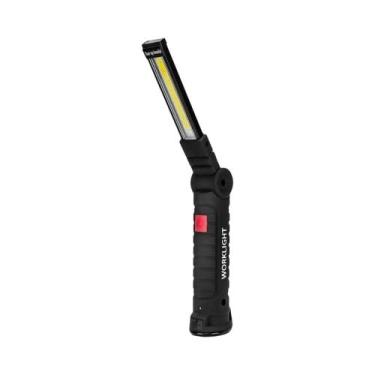 Imagem de Lanterna LED Recarregável À Prova d'Água Para Camping Com Ímã E Gancho