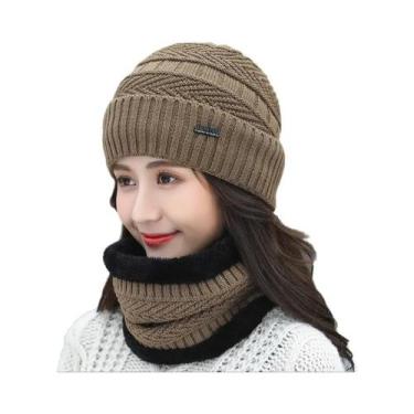 Imagem de Gorro De Ciclismo Coreano De Lã Quente E Tricotado Para Inverno E Outo