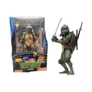 Imagem de Boneco Articulado Neca Tartarugas Ninja Versão Filme 1990 De 7 Polegad