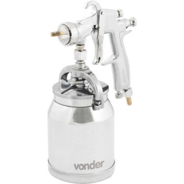 Imagem de Pistola Para Pintura com Caneca em Alumínio Tipo Sucção PSV 200, Vonde
