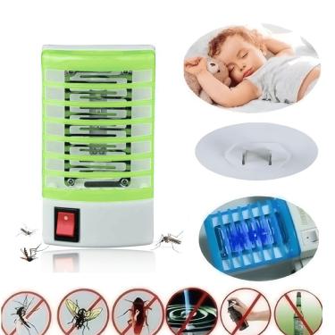 Imagem de Mini Lâmpada Elétrica de tomada Repelente Mosquito Cor Verde