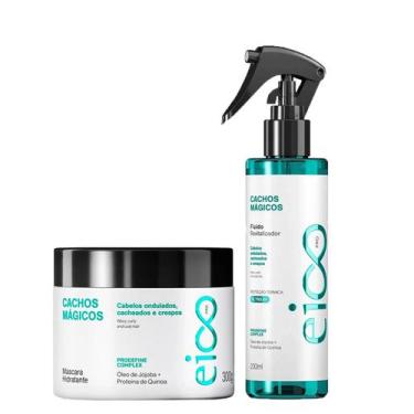 Imagem de Kit Eico Pro Cachos Mágicos - Máscara 300g + Fluido Revitalizador 200m