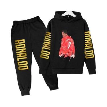 Imagem de Conjunto De Agasalho Infantil Com Estampa Do Ronaldo, Moletom E Calças