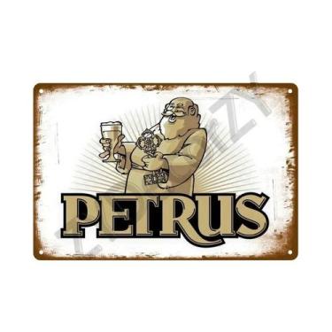 Imagem de Placa De Metal Retrô De Cerveja Para Parede, Arte Decorativa Para Club