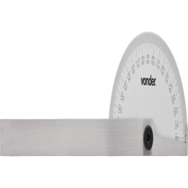 Imagem de Transferidor De Ângulos Goniômetro 0-180 Graus Aço Carbono -