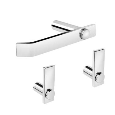 Imagem de Kit De Acessórios Para Banheiro Aço Inox Alto Brilho 2020PM Patmos - G