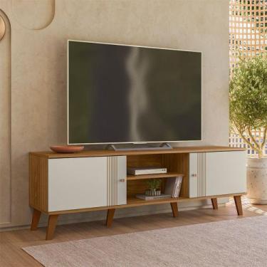 Imagem de Rack Estante Denver 106cm TV até 65 Polegadas Multifuncional com Porta