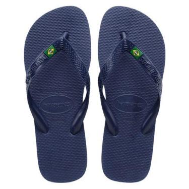 Imagem de Chinelo Havaianas Brasil Light, Marinho, 39/40
