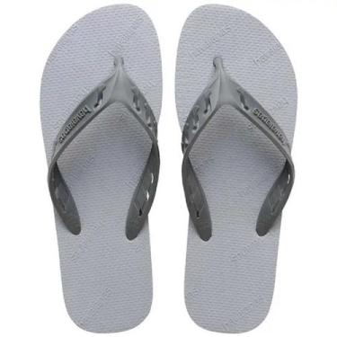 Imagem de Chinelo Havaianas Masculina Track GO, Cinza gelo, 41/42