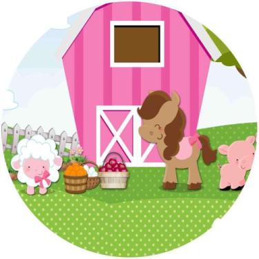 Imagem de Painel Redondo De Festa Fendinha 150X150 - F03 - X4adesivos