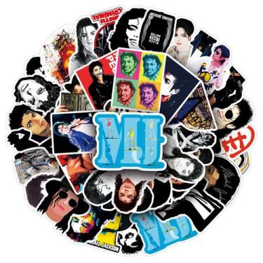 Imagem de Adesivos Anime de vinil impermeável Michaels Jacksons (51 unidades) - 