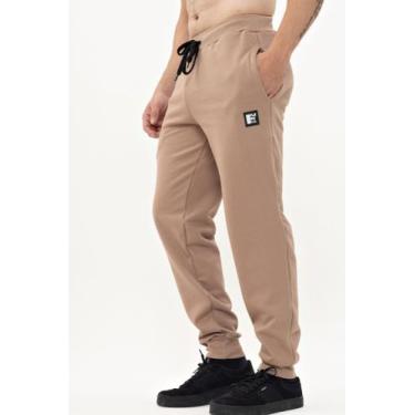 Imagem de Calça De Moletom Masculina Casual Flero, Marrom claro, G