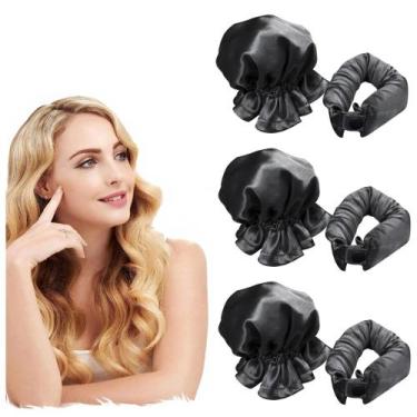 Imagem de Hair Curler Miyinla Satin Heatless Curling Set para cabelos longos