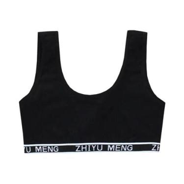 Imagem de Sutiãs De Treinamento Para Adolescentes, Tops Sem Fio Para Puberdade, 