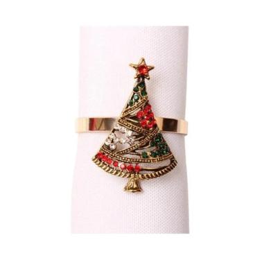 Imagem de Guirlanda De Sinos De Natal Com Papai Noel E Alce, Suportes De Metal P