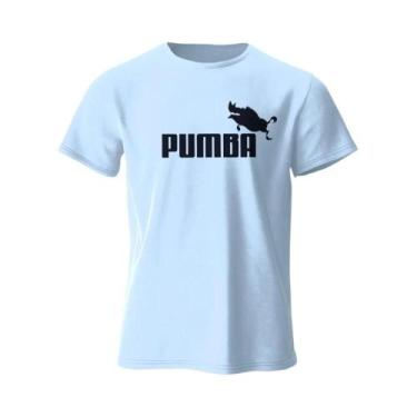 Imagem de Camiseta Masculina Oversized Engraçada Com Estampa Pumba 100% Algodão 