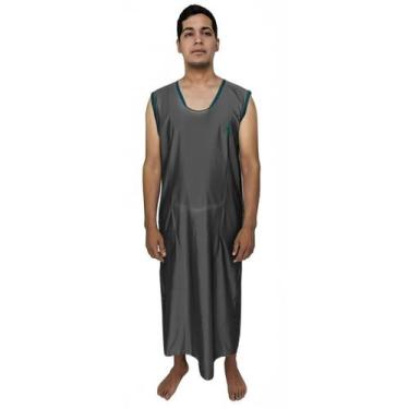 Imagem de Camisola Hospitalar Pós Cirúrgica Masculina Regata Paciente Doente Aca