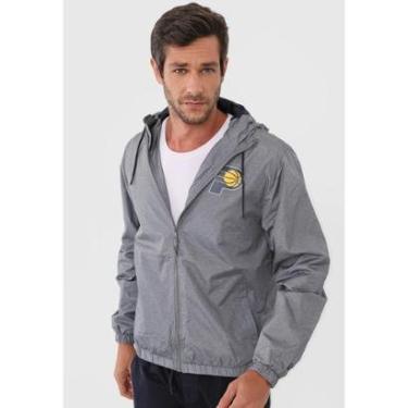 Imagem de JAQUETA CORTA VENTO NEW ERA PACERS COLLEGE POINT NBI21JAQ004 CHUMBO-Masculino