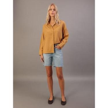 Imagem de Bermuda Jeans  Alongada 5 Pockets-Feminino