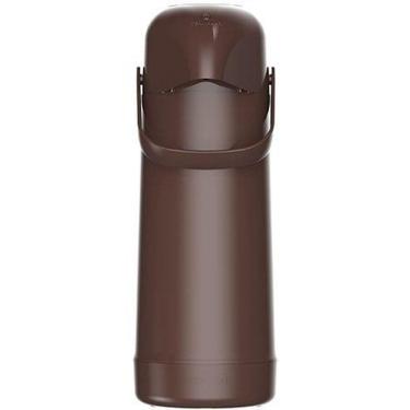 Imagem de Garrafa Térmica Térmolar Magic Pump Marrom 1L