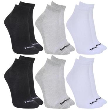 Imagem de Kit De 6 Par De Meia Para Esporte Original Mash Cano Curto Unissex Cor