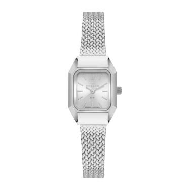 Imagem de Relógio Technos Feminino Ref: 5y30xu/1k Retangular Prateado