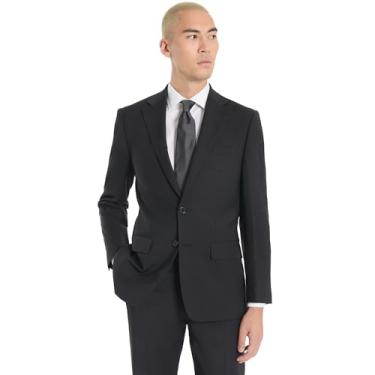 Imagem de Calvin Klein Separates Terno masculino slim fit, Solid Charcoal, 28W x 29L