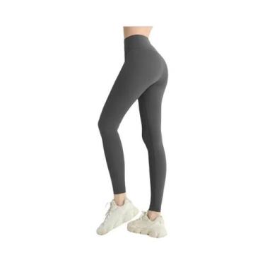 Imagem de Leggings De Yoga Femininas De Cintura Alta, Respiráveis, Para Fitness,