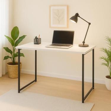 Imagem de Escrivaninha Industrial Mesa Estudo Aparador Escritório Home Office Pé