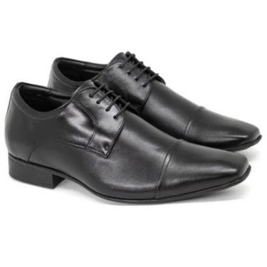 Imagem de Sapato Social Masculino Jota Pe Grow Air Bag Detroit Palmilha Macia Aumenta Altura até 6,5cm 79509-Masculino