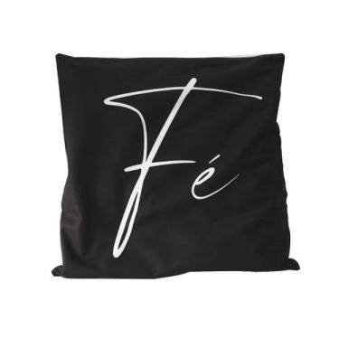 Imagem de Capa de almofada estampa fé em  tecido 100% poliéster  44x44cm - Amigo