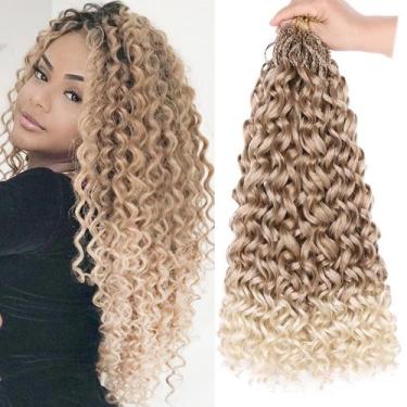 Imagem de Crochet Hair Leeven Gogo Curl 18 polegadas, 8 pacotes para mulheres