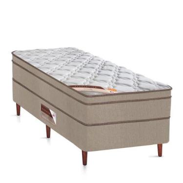 Imagem de Cama Box + Colchão Castor Solteiro Innovation One Face Tecnopedic 100x