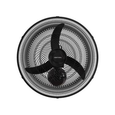 Imagem de Ventilador de Parede Preto 50cm New Plástico 130W Ventisol 127V, 110V