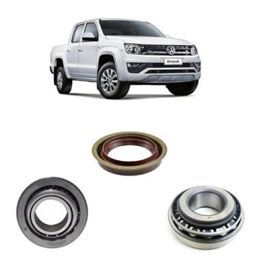 Imagem de Rolamentos Pinhão Diferencial Traseiro Volkswagen Amarok Kit - AD Part