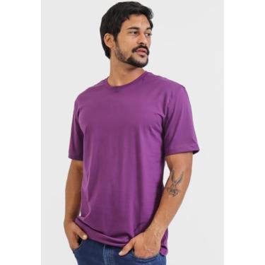Imagem de Camiseta Básica Masculina Reforçada Ombro a Ombro Algodão - Techmalhas