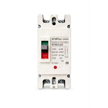 Imagem de Disjuntor Snetec Caixa Moldada Bipolar 2P 80A 500V DC CC