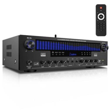 Imagem de Amplificador Receptor Estéreo Daakro 5.1 Canais 300W Bluetooth