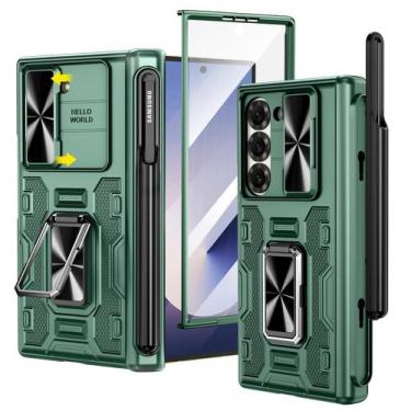 Imagem de Funda VEGO para Samsung Galaxy Z Fold 6 con soporte para S Pen - Verde