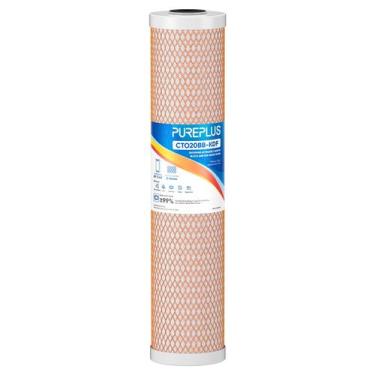 Imagem de Filtro de Agua PUREPLUS CTO20BB-KDF 20x4.5 5 Micrones 1 Unidad