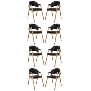 Imagem de Kit 8 Cadeiras Para Mesa de Jantar Moderna Courino - Balaqui