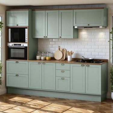 Imagem de Cozinha Completa Modulada 5 Peças 100% Mdf Modelo Americano Provençal 