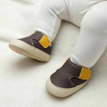 Imagem de Tênis Sapatinho Bebê Menino Infantil Confontável com tiras autocolante