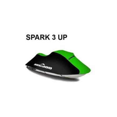 Imagem de Capa Para Jet Ski Sea Doo Spark 3 Lugares - Logo Spark - SPTS