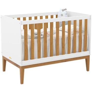 Imagem de Berço Americano Unique Branco Soft Freijó Eco Wood - Matic - Matic Mov